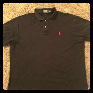 Black and Red, XL Polo Ralph Lauren Collared Shirt